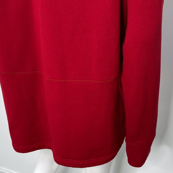 Athleta Altitude Polartec Funnel Neck Sweatshirt in Candy Red Women's Size 2X - Picture 15 of 16